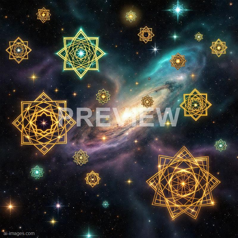 14440 - galaxy-of-patterns-islamic-geometric-shapes-floating-_250705165621_00001